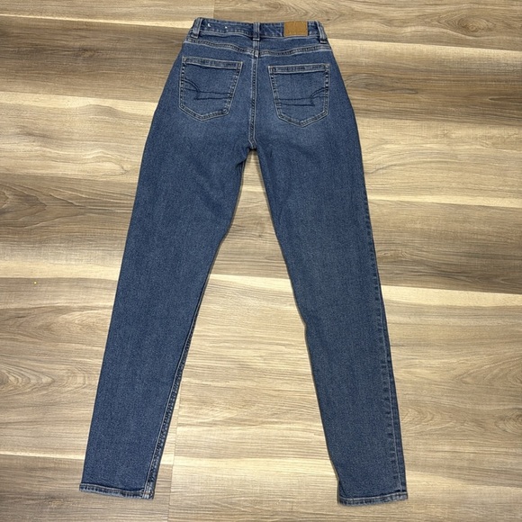 American Eagle Outfitters Blue Skinny Jeans size 00 LONG - Picture 9 of 10